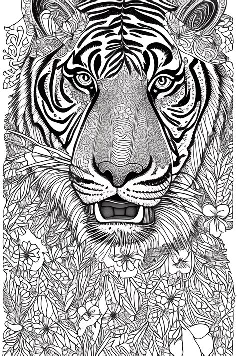 Very Detailed Adult Coloring Pages