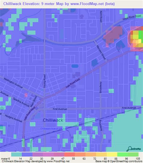 Elevation of Chilliwack,Canada Elevation Map, Topography, Contour