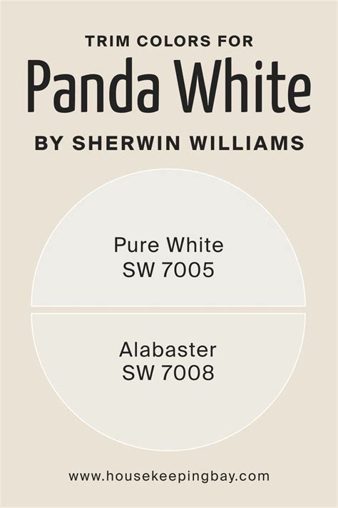 Best Trim Colors For Panda White SW 6147 By Sherwin Williams Sherwin