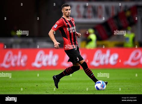 Milan Italy 29 August 2021 Rade Krunic Of AC Milan In Action During