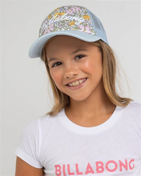 Shop Billabong Girls Sweeter Than You Trucker Cap In Salty Blue Fast