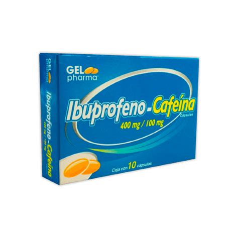 Ibuprofeno Cafeína 10 Cápsulas Farmacias Gi Mejoramos Tu Salud