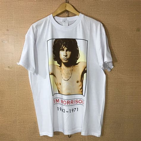 Kaos Baju Band Jim Morrisson The Doors Musik Official Merch Fesyen