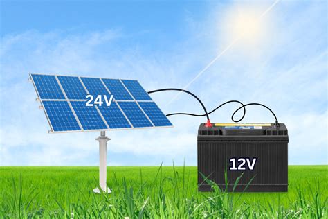 How To Convert 24v Solar Panel To 12v Battery Energy Theory