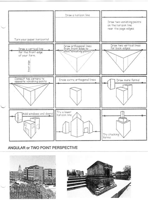 Two Point Perspective Lesson Plan