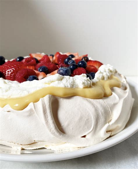 Pavlova With Lemon Curd And Berries — E2 Bakes Brooklyn