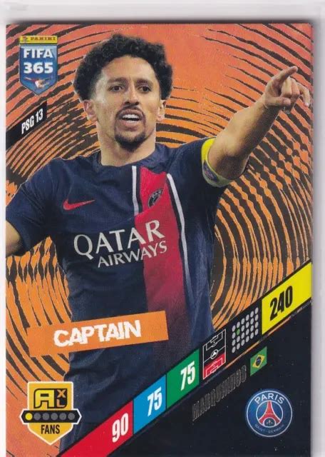 PANINI FIFA 365 Adrenalyn 2024 Mappa No Psg 13 Marquinhos EUR 1 00