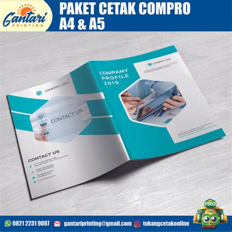 Jual Cetak Company Profile Majalah Katalog Portofolio Custom A Ap