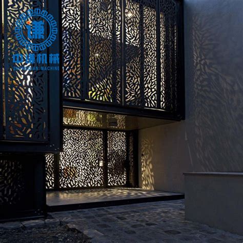 Outdoor Metal Suspended Aluminum Laser Cut Decorative Mesh Panels