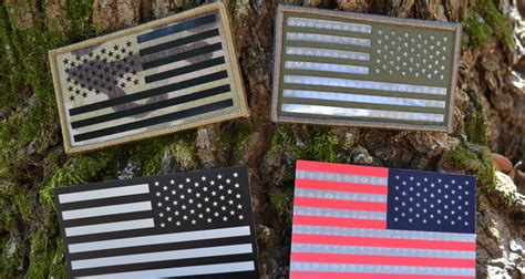 US Flag Patches From Glory To Glow IR Tools