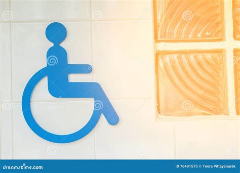 Sign disabled toilet stock image. Image of office, indoors - 76491575