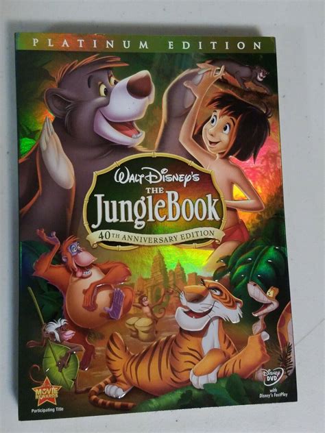 The Jungle Book DVD 2007 2 Disc Set 40th Anniversary 786936717488 EBay