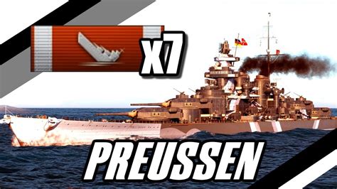 Preussen Eu Record Damage World Of Warships Youtube