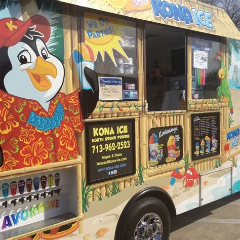 Kona Ice North Grand Prairie Dallas Roaming Hunger