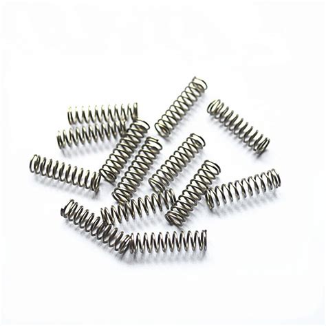 10Pcs Compression Spring A2 Stainless Steel Wire Diameter 0 2mm 0 3mm 0