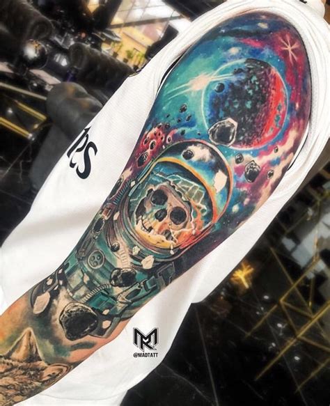 Fully Healed Dead Astronaut Tattoo! By Maddalena Ruggiero @ Bamboo ...