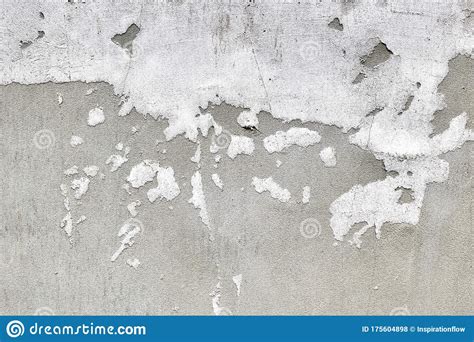 Old Gray Cement Or Concrete Wal Textured Background Stock Photo