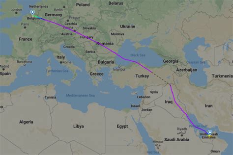 Etihad Airways Is Operating An Eco Flight To Brussels Today