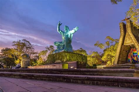 Premium Photo | Peace Statue in Nagasaki Peace Park Nagasaki Japan