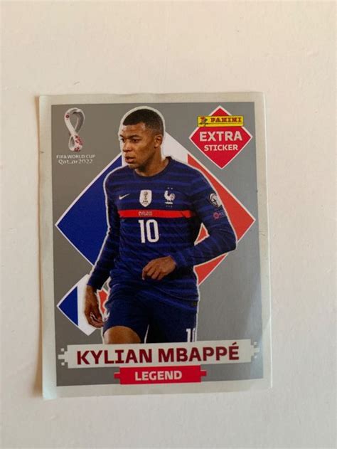 Panini 2022 extra Sticker Kylian Mbappé Silber Kaufen auf Ricardo