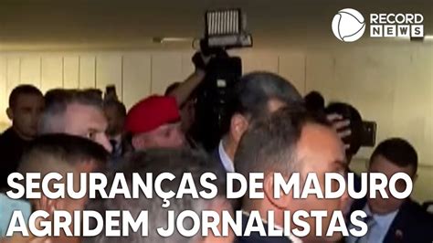 Jornalistas S O Agredidos Em Encontro Nicol S Maduro Youtube