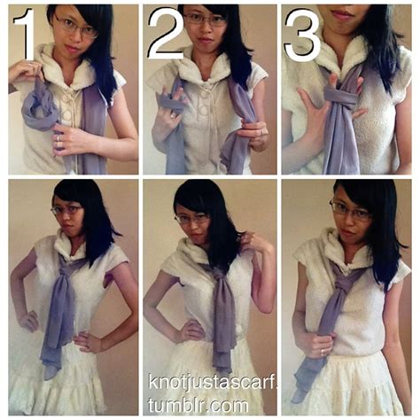 Knot Just A Scarf Scarf Tying And Styling Blog Tutorial Is A