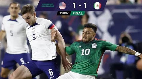 Estados Unidos Vs M Xico Partido En Vivo Resumen Goles Y Resultado