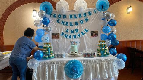 Decoration Ideas For Boy Baptism | Shelly Lighting