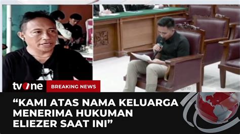 Bharada E Divonis Tahun Bulan Keluarga Ucapkan Terimakasih