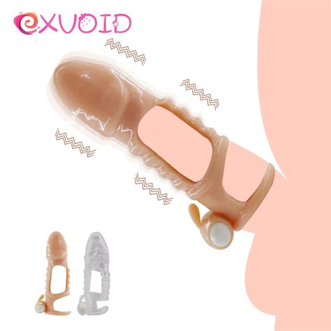 Exvoid De Pene Cl Toris Estimular Pene Vibrador De Silicona Anillo