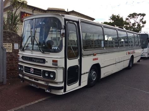 UTF732M Duple Dominant 1 in original National Ribble livery spotted in Paignton Devon Sunday ...