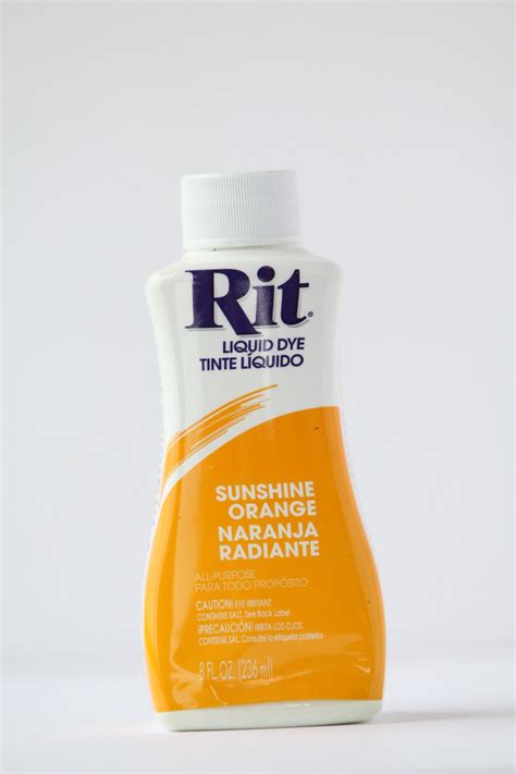 Sunshine Orange Rit Liquid Dye