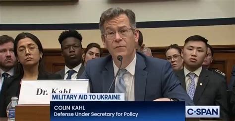 Dr Kahl COLIN KAHL Defense Under Secretary For Policy C SPAN IFunny