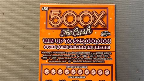 X The Cash Scratch Off From The Florida Lottery Youtube