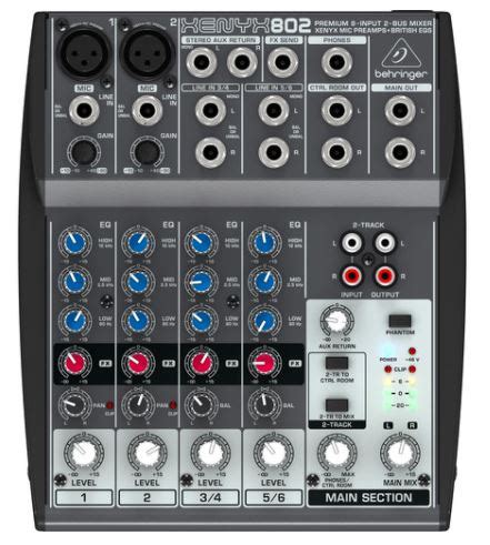 Behringer Xenyx Channel Compact Audio Mixer Feeling Jazz