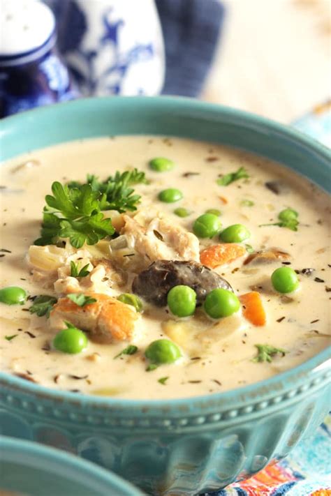 Creamy Chicken Soup With Artichokes And Mushrooms The Suburban Soapbox