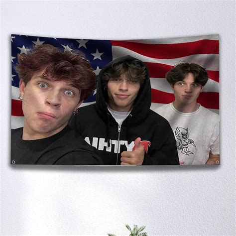 Sturniolo Triplets Iconic American Flag Tapestry Funny T Etsy