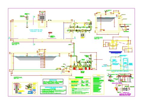 Fire water tank in AutoCAD | CAD download (1.09 MB) | Bibliocad