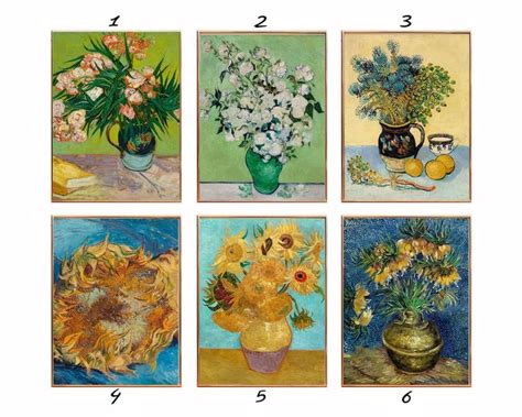 Vincent Van Gogh Poster Sets Vincent Van Gogh Exhibition Print