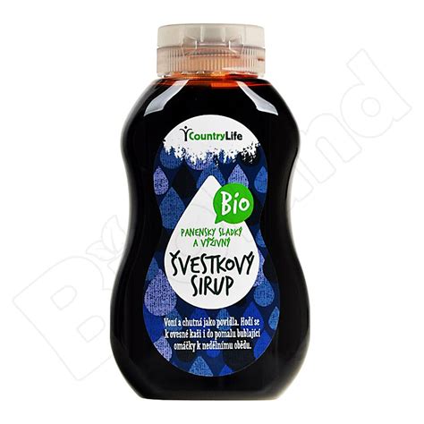 Slivkový sirup bio 250ml Country Life Potraviny z prírody Biogreat sk