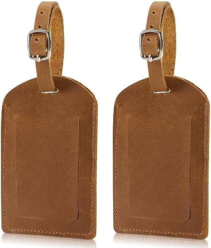 Amazon Samsonite Pack Leather Luggage Id Tag Black Logo One