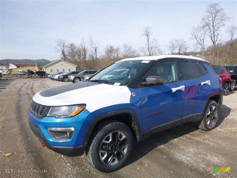 2018 Laser Blue Pearl Jeep Compass Trailhawk 4x4 125403681 Photo 10 Car Color