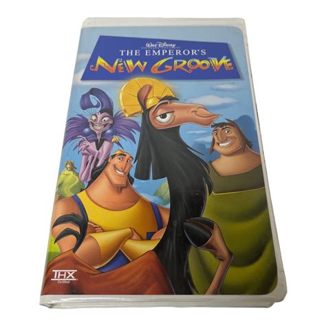 The Emperors New Groove Vhs 2001 Vintage Video Tape Cartoon Clamshell Case Vhs Tapes