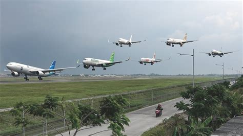 Plane Spotting 2023 Landing Dan Take Off Pesawat Terbang Terbaru Di