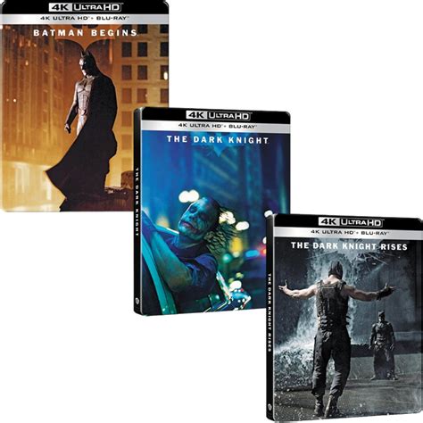 Batman Nolan Steelbook Blu Ray 4K Les Offres ChocoBonPlan