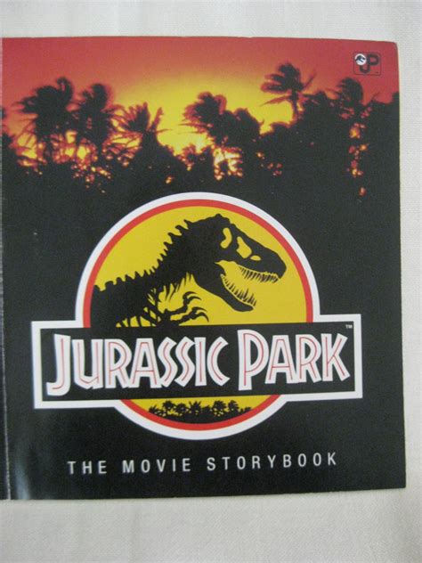 Vintage Jurassic Park Movie Book