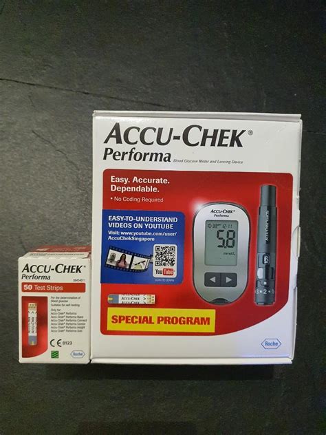 Accu Chek Performa Blood Glucose Meter Health Nutrition Health