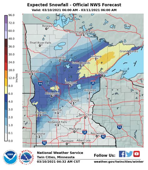 Nws Multiple Hazards Ranging From Accumulating Snow To Tornadoes In