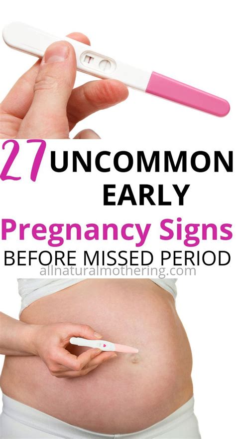 Weird And Unusual Early Pregnancy Symptoms Checklist Artofit