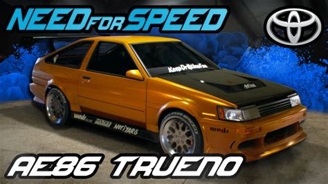 ⭐nfs 𝟐𝟎𝟏𝟓 Toyota Ae86 Trueno Tuning Sound Youtube